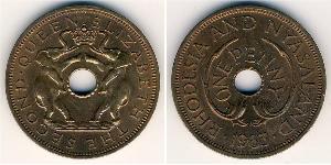 1 Penny Southern Rhodesia (1923-1980) Bronzo 