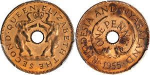 1 Penny Southern Rhodesia (1923-1980) Bronzo 