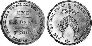 1 Penny Australia (1788 - 1939) Cobre 