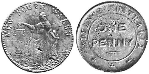 1 Penny Australia (1788 - 1939) Cobre 