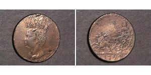 1 Penny Barbados Cobre 