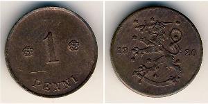 1 Penny Finlandia (1917 - ) Cobre 