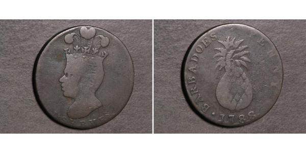1 Penny Barbados Copper 