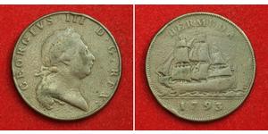 1 Penny Bermuda Copper George III (1738-1820)