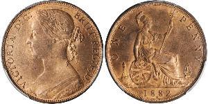 1 Penny United Kingdom of Great Britain and Ireland (1801-1922) Copper Victoria (1819 - 1901)