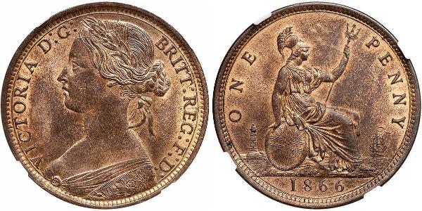 1 Penny United Kingdom of Great Britain and Ireland (1801-1922) Copper Victoria (1819 - 1901)