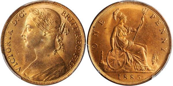 1 Penny United Kingdom of Great Britain and Ireland (1801-1922) Copper Victoria (1819 - 1901)