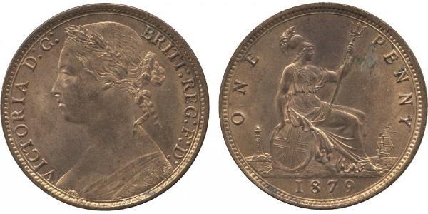 1 Penny United Kingdom of Great Britain and Ireland (1801-1922) Copper Victoria (1819 - 1901)