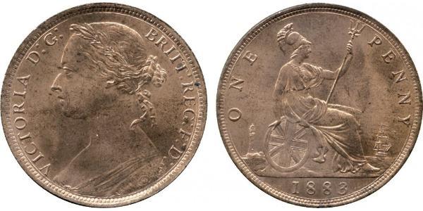 1 Penny United Kingdom of Great Britain and Ireland (1801-1922) Copper Victoria (1819 - 1901)