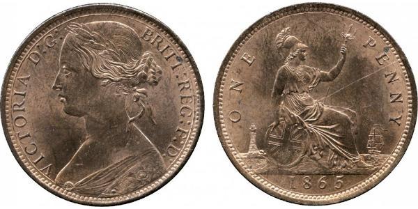 1 Penny United Kingdom of Great Britain and Ireland (1801-1922) Copper Victoria (1819 - 1901)