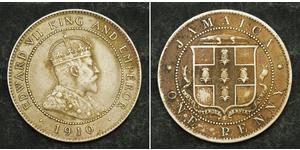 1 Penny Jamaica (1962 - ) Copper/Nickel Edward VII (1841-1910)