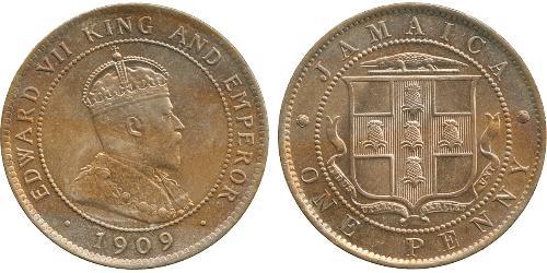 1 Penny Jamaica (1962 - ) Copper/Nickel Edward VII (1841-1910)