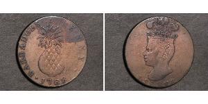 1 Penny Barbade Cuivre 