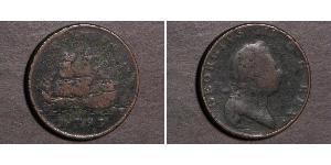 1 Penny Bermudes Cuivre George III (1738-1820)