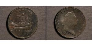 1 Penny Bermudes Cuivre George III (1738-1820)