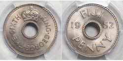 1 Penny Fidji Cuivre 