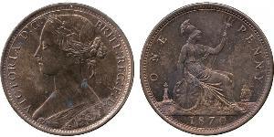 1 Penny Royaume-Uni de Grande-Bretagne et d