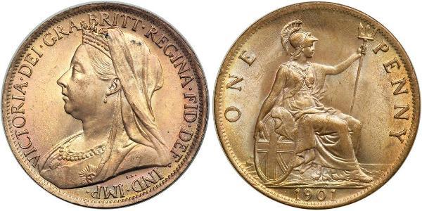 1 Penny Royaume-Uni de Grande-Bretagne et d