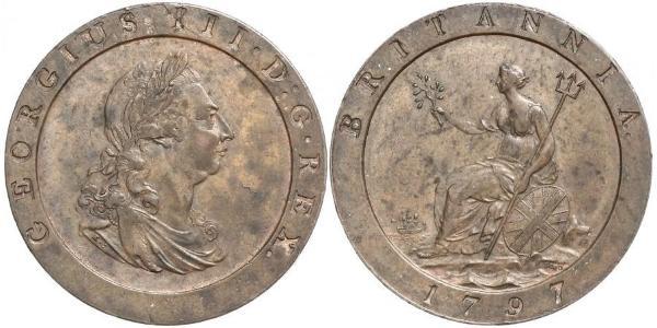 1 Penny Royaume de Grande-Bretagne (1707-1801) Cuivre George III (1738-1820)