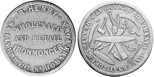 1 Penny Ôstralie (1788 - 1939) Cuivre 
