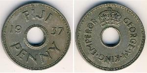 1 Penny Fidji Cuivre/Nickel George VI (1895-1952)