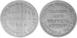 1 Penny Australien (1788 - 1939) Kupfer 