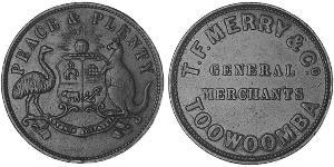 1 Penny Australien (1788 - 1939) Kupfer 