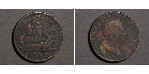 1 Penny Bermuda Kupfer Georg III (1738-1820)