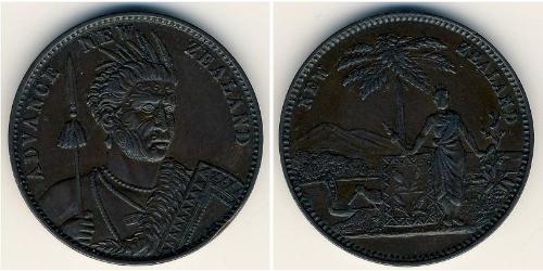 1 Penny Neuseeland Kupfer 