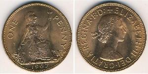 1 Penny Vereinigtes Königreich Kupfer 