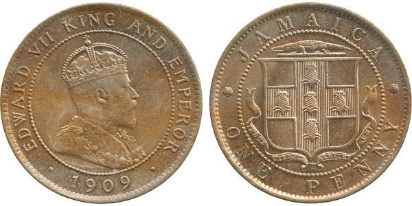 1 Penny Jamaika (1962 - ) Kupfer/Nickel Eduard VII (1841-1910)