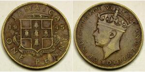 1 Penny Jamaica (1962 - ) Latón 
