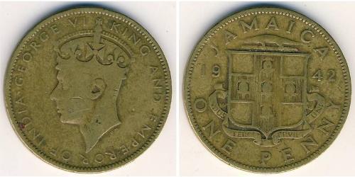 1 Penny Giamaica (1962 - ) Ottone 