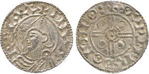 1 Penny Reino de Inglaterra (927-1649,1660-1707) Plata Cnut (985 -1035)