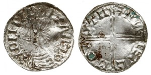 1 Penny Reino de Inglaterra (927-1649,1660-1707) Plata Aethelred II (968 - 1016)