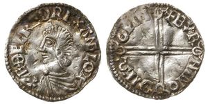 1 Penny Reino de Inglaterra (927-1649,1660-1707) Plata Aethelred II (968 - 1016)