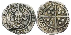 1 Penny Reino de Inglaterra (927-1649,1660-1707) Plata Enrique VI (1421-1471)