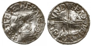 1 Penny Reino de Inglaterra (927-1649,1660-1707) Plata Aethelred II (968 - 1016)