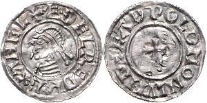 1 Penny Reino de Inglaterra (927-1649,1660-1707) Plata 