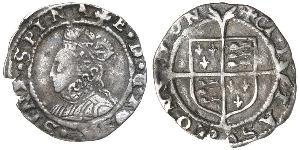 1 Penny Reino de Inglaterra (927-1649,1660-1707) Plata Isabel I (1533-1603)