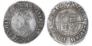 1 Penny Reino de Inglaterra (927-1649,1660-1707) Plata Isabel I (1533-1603)