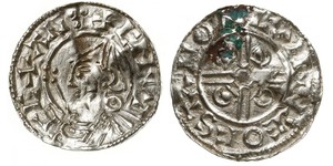 1 Penny Reino de Inglaterra (927-1649,1660-1707) Plata Cnut (985 -1035)