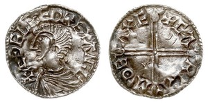 1 Penny Reino de Inglaterra (927-1649,1660-1707) Plata Aethelred II (968 - 1016)