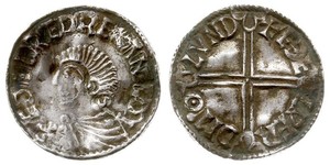 1 Penny Reino de Inglaterra (927-1649,1660-1707) Plata Aethelred II (968 - 1016)