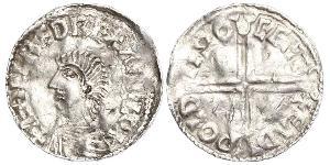 1 Penny Reino de Inglaterra (927-1649,1660-1707) Plata Aethelred II (968 - 1016)