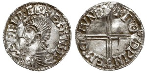 1 Penny Reino de Inglaterra (927-1649,1660-1707) Plata Aethelred II (968 - 1016)