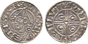 1 Penny Reino de Inglaterra (927-1649,1660-1707) Plata Cnut (985 -1035)