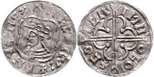 1 Penny Reino de Inglaterra (927-1649,1660-1707) Plata Cnut (985 -1035)