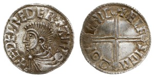 1 Penny Reino de Inglaterra (927-1649,1660-1707) Plata Aethelred II (968 - 1016)