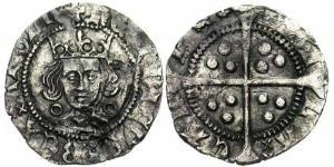 1 Penny Reino de Inglaterra (927-1649,1660-1707) Plata Enrique VI (1421-1471)